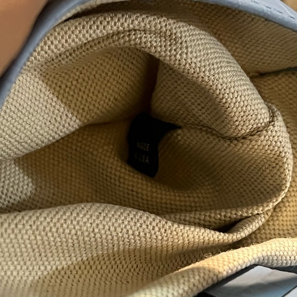 SALE🌻HAYWARD made in New York pyramid tote in blue embossed crocco ✨ - Picture 7 of 16